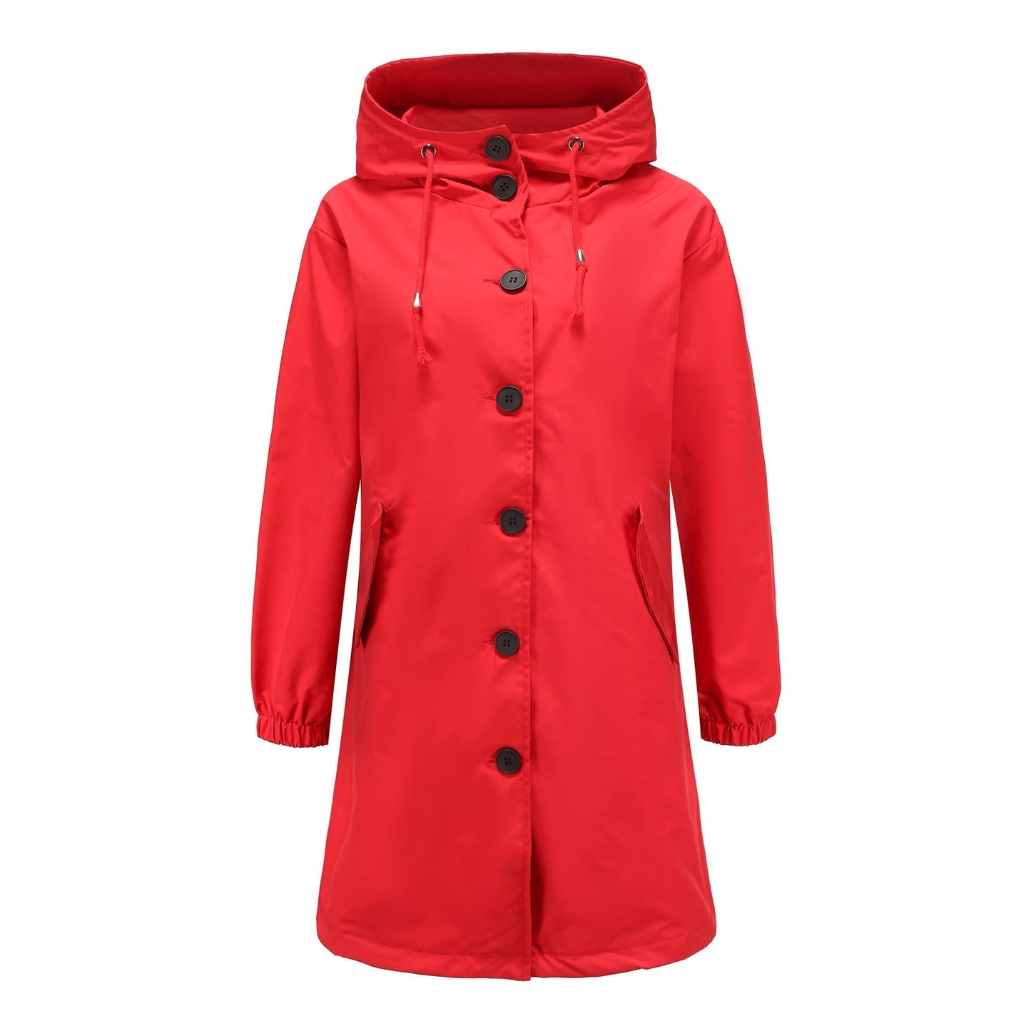 Dames Lichte Regenjas - Slank & Ademend Waterafstotend Rood