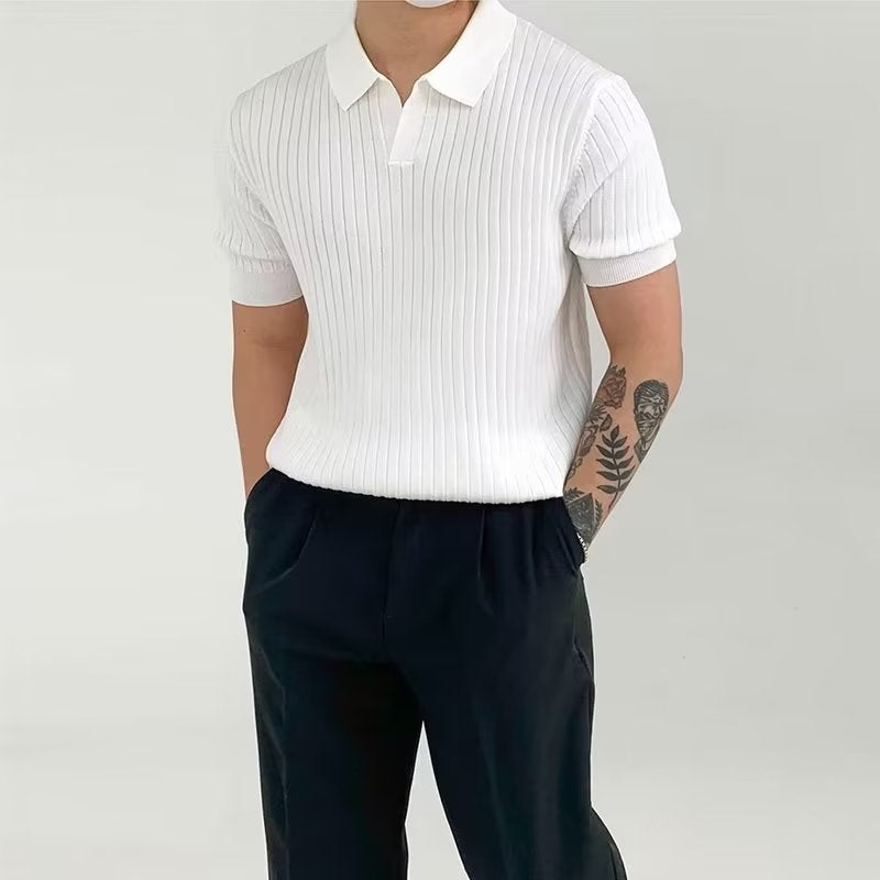 Heren T Shirt Katoen Spierfit