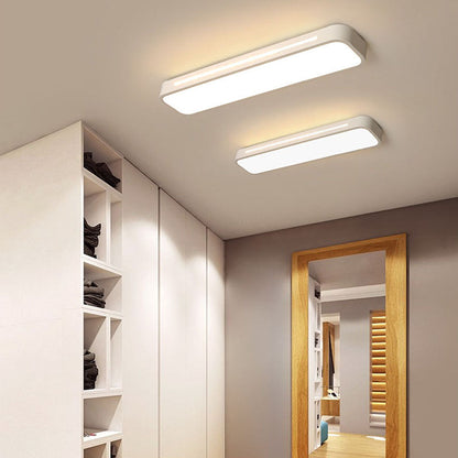 Moderne Nordic Minimalistische Lange LED Dimbare Plafondverlichting