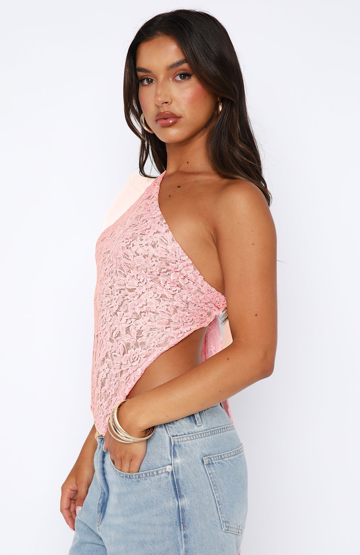 Op Zoek Naar Je Liefde Kanten Top Voor Dames Mode Tops SEREIN