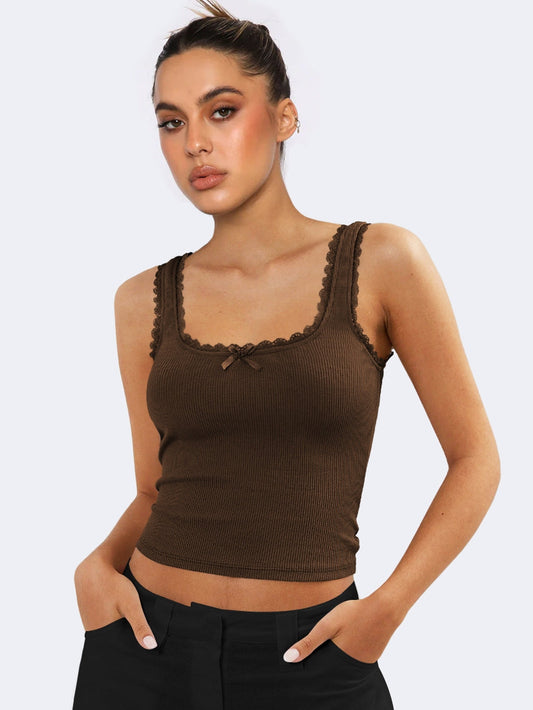 Push The Feeling Camisole Top SEREIN Bruin XS