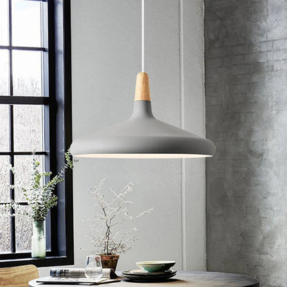 Hanglamp Pastel Pop Met Zachte Licht En Warme Kleuren Grijs Groot
