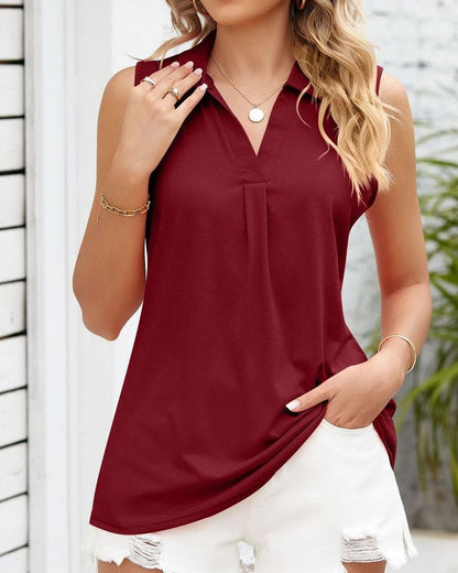 Mouwloze blouse - Valori