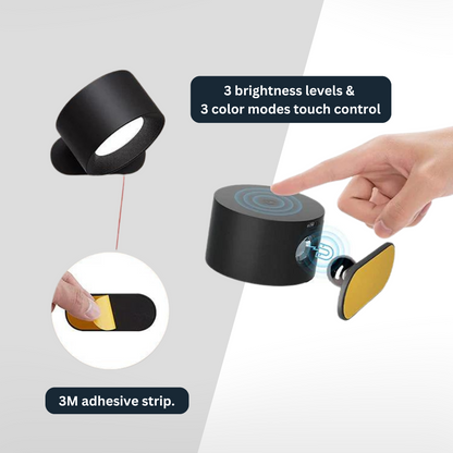 Vista - De 360° Oplaadbare LED Wandlamp voor Thuis