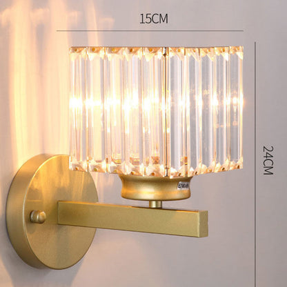 Moderne Kristallen Ronde en Vierkante Wandlampen