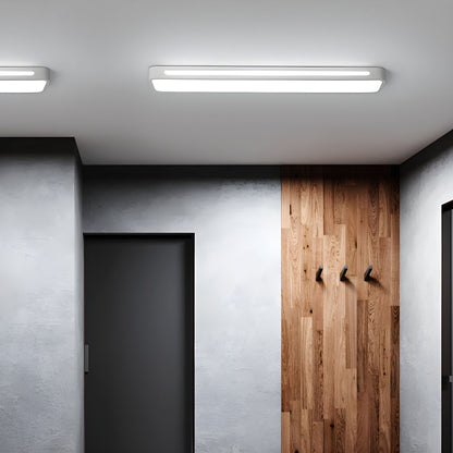 Moderne Nordic Minimalistische Lange LED Dimbare Plafondverlichting Wit D78*H4CM Wit Licht