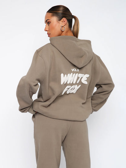 Vanio | Dames WhiteFox Trainingspak met Hoodie