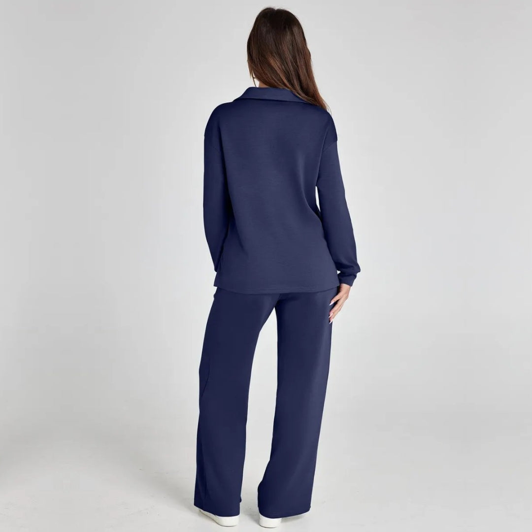 Avenari | Luxe Loungewear Pak Set met Comfy Broek en V-hals