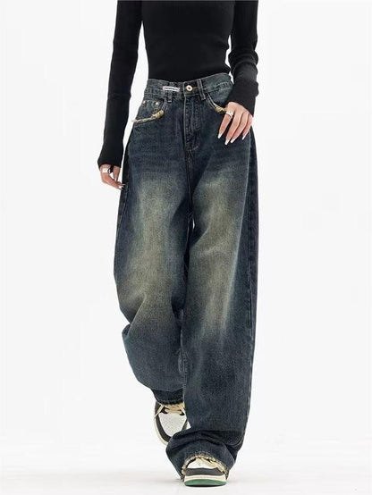 Dames Spijkerbroek Katoen Vintage Boyfriend Style