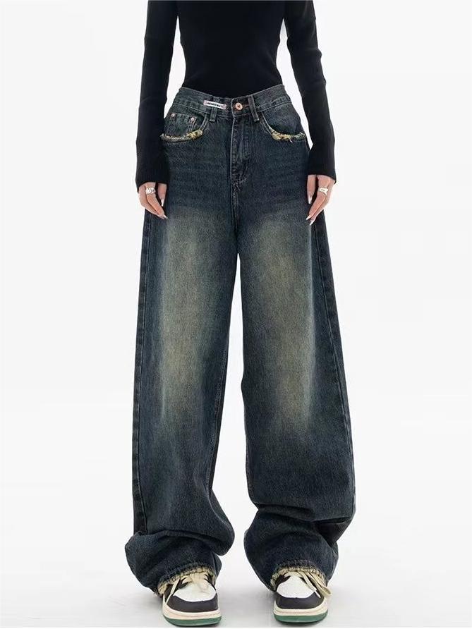 Dames Spijkerbroek Katoen Vintage Boyfriend Style