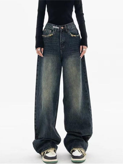 Dames Spijkerbroek Katoen Vintage Boyfriend Style