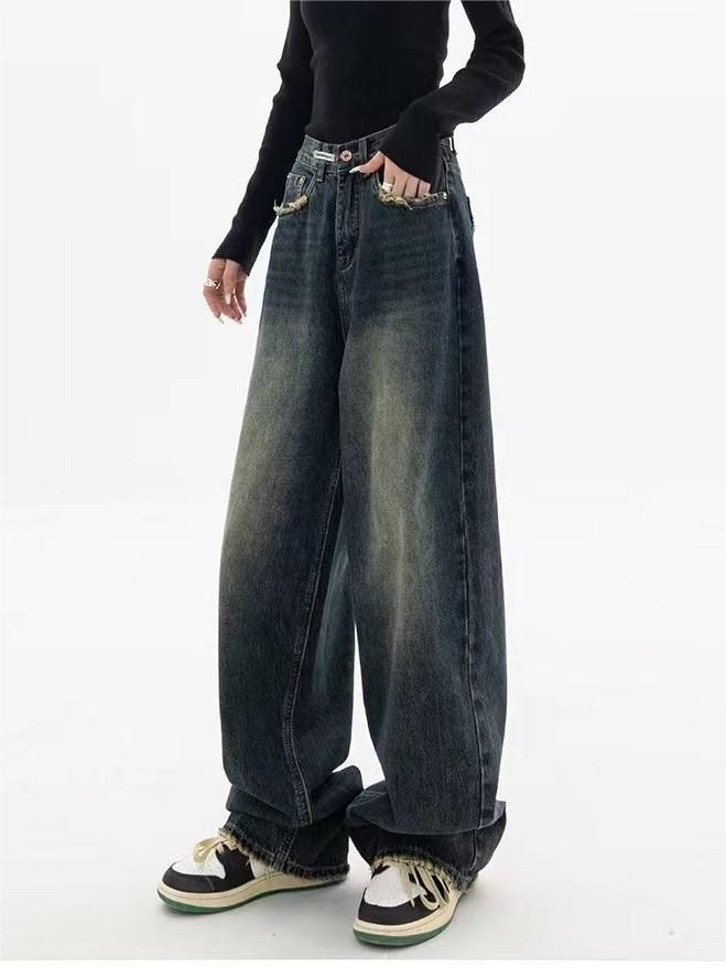 Dames Spijkerbroek Katoen Vintage Boyfriend Style