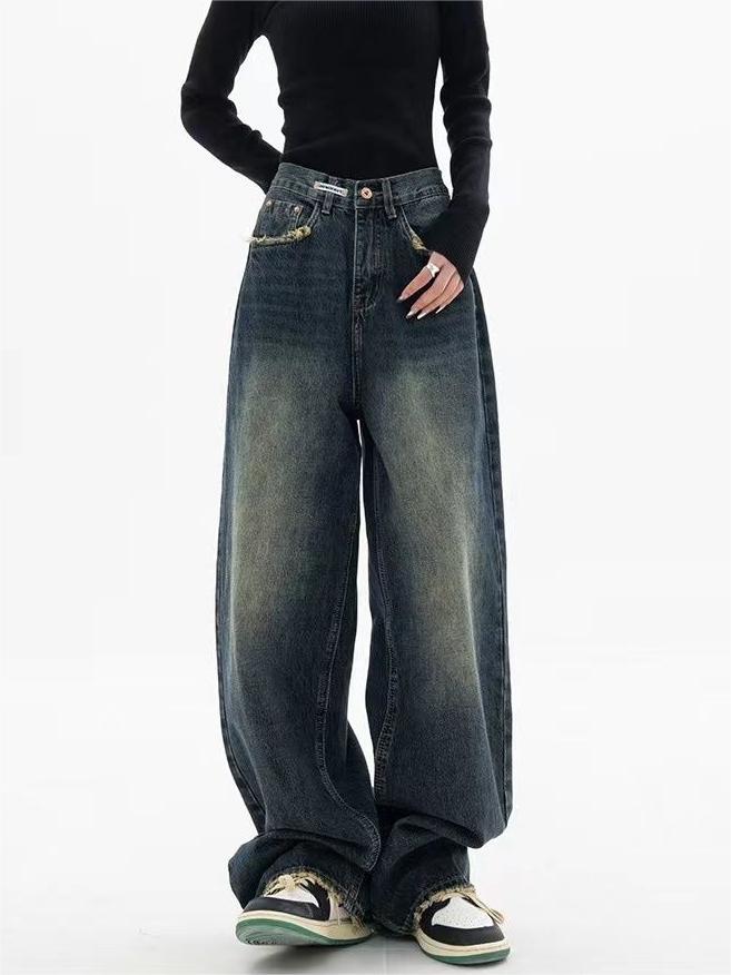 Dames Spijkerbroek Katoen Vintage Boyfriend Style