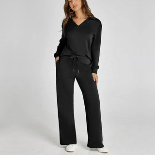 Avenari | Luxury Loungewear Suit Set with Comfy Pants and V-Neck