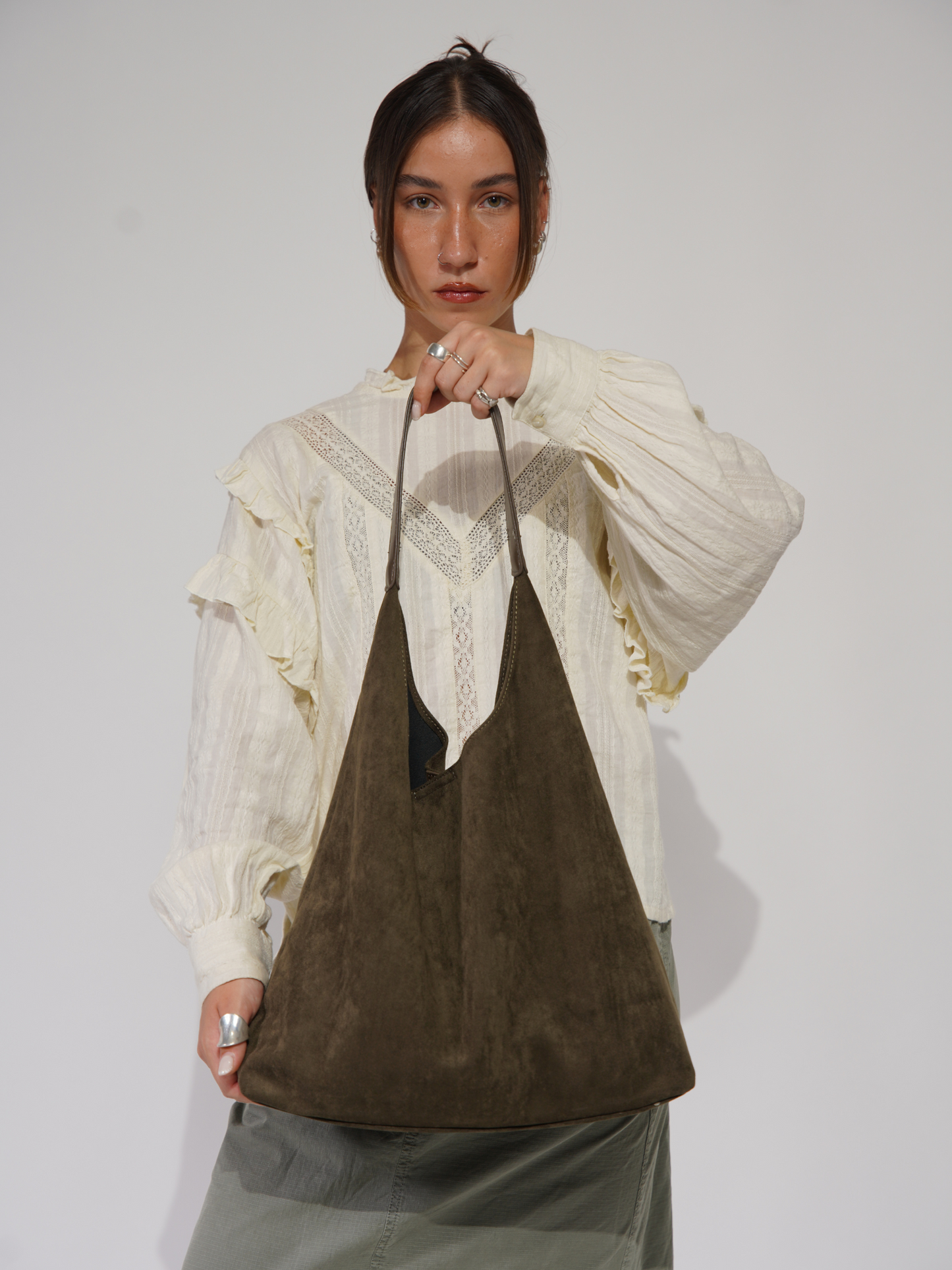 Dagelijkse Leren Tote Van Soepel Leer Zwart Casual Tas