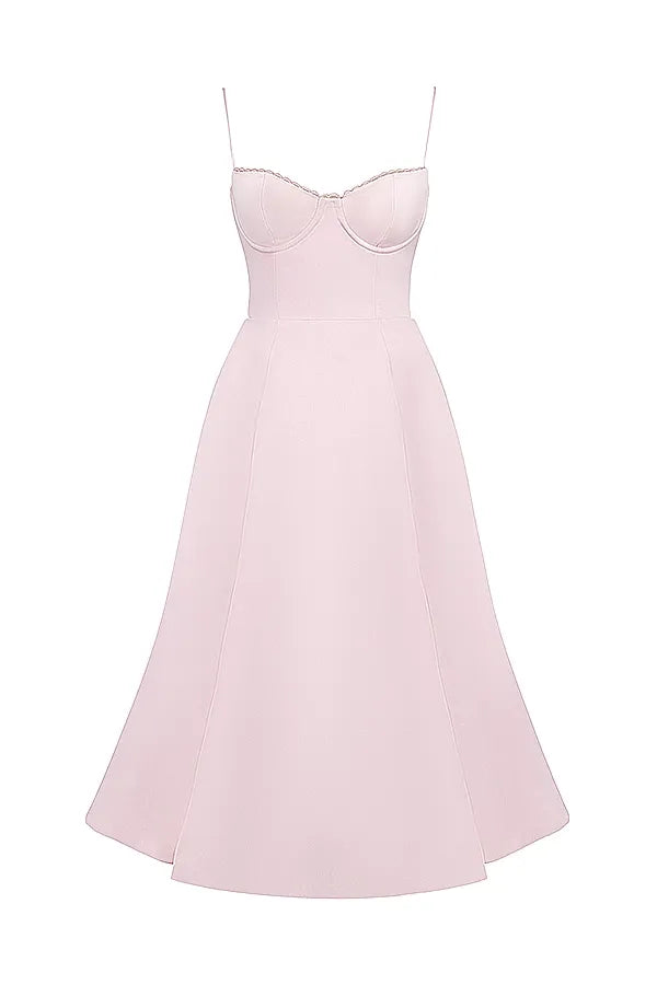 Selene Midi Jurk - Blush