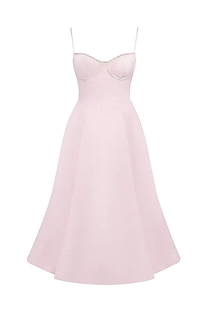 Selene Midi Jurk - Blush