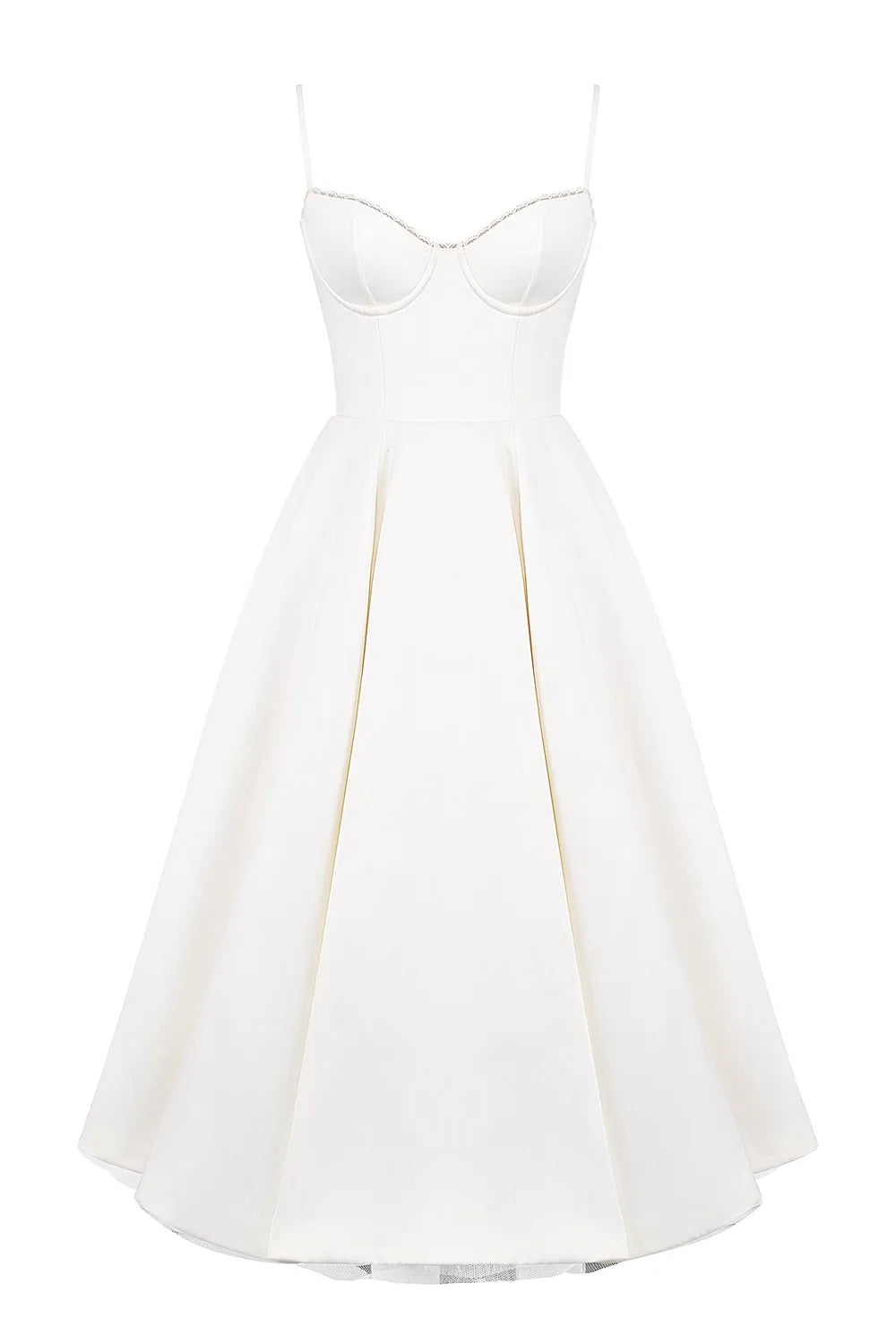 Selene Midi Jurk - Wit
