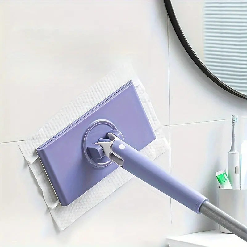 Praktische Vloermop Voor Snelle Grondige Vloerreiniging Paars 70cm