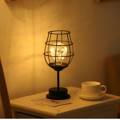 Draadloze Tafellamp met Verstelbare Verlichting – Modern Design en Lamp Zonder Snoer voor Elke Ruimte Wijnglas