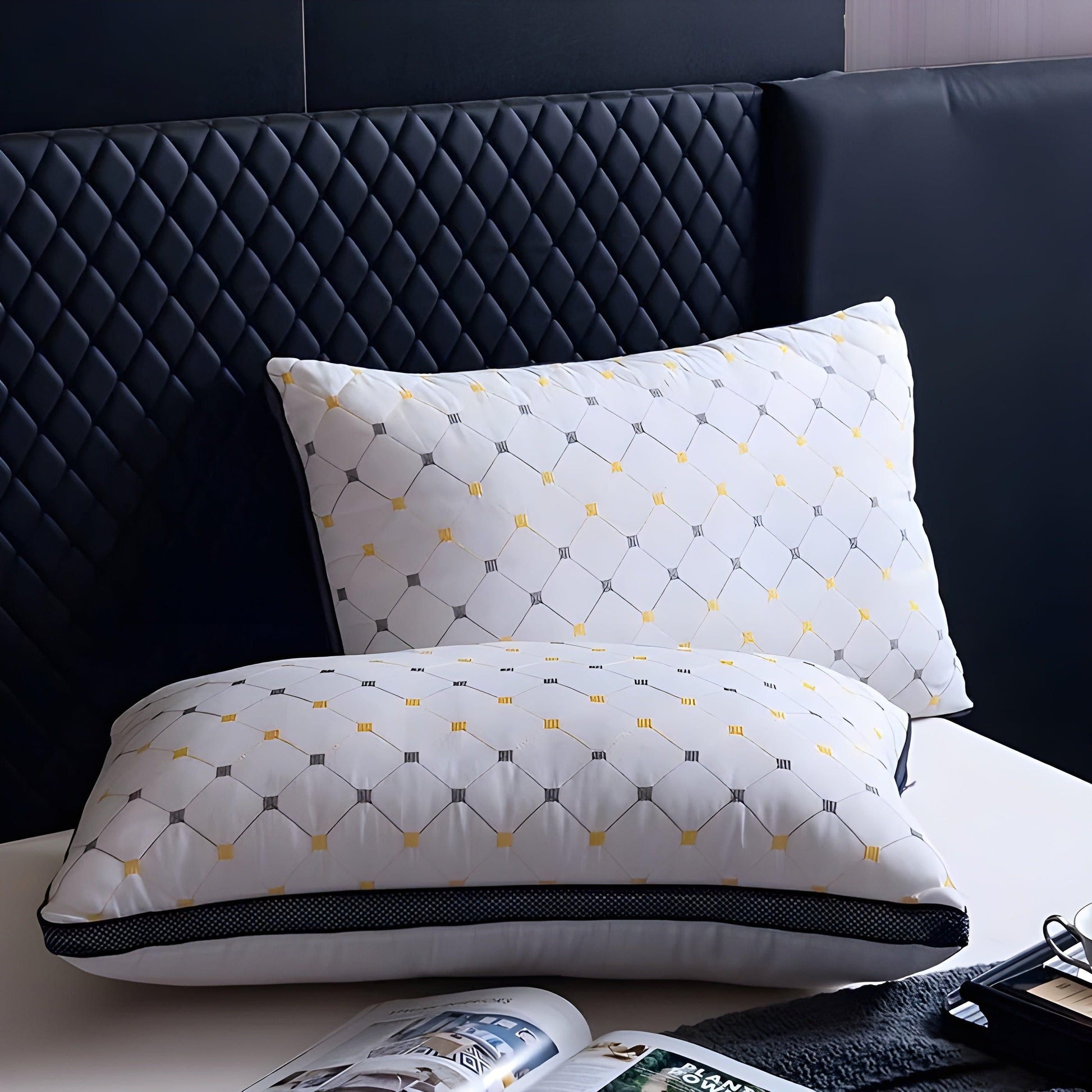 Ergonomisch Neksteunpillow voor Zijslapers - Hypoallergeen, Wasbaar, Beste Kussen voor Nekpijn Pillows SEREIN