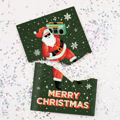 Kerstkaart Rick Astley Eindeloze Never Gonna Give You Up Met Non Stop Geluid Minstens 3 Uur Voor Fans