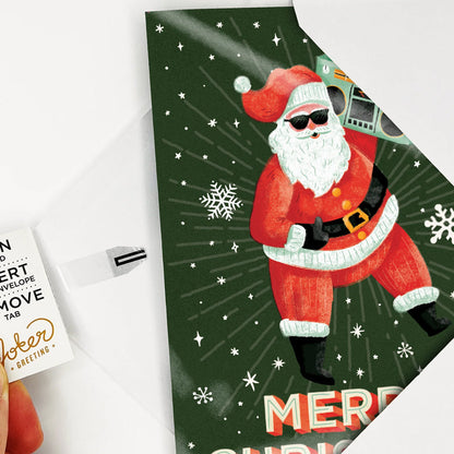 Kerstkaart Rick Astley Eindeloze Never Gonna Give You Up Met Non Stop Geluid Minstens 3 Uur Voor Fans