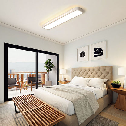 Moderne Nordic Minimalistische Lange LED Dimbare Plafondverlichting