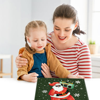 Kerstkaart Rick Astley Eindeloze Never Gonna Give You Up Met Non Stop Geluid Minstens 3 Uur Voor Fans