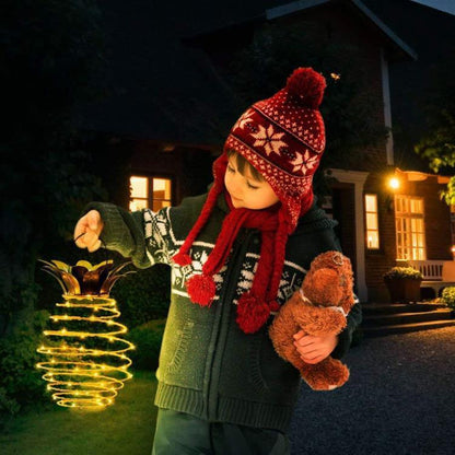 Tuinlamp Op Zonne Energie Met Ananas Vorm Gloed Voor Buiten