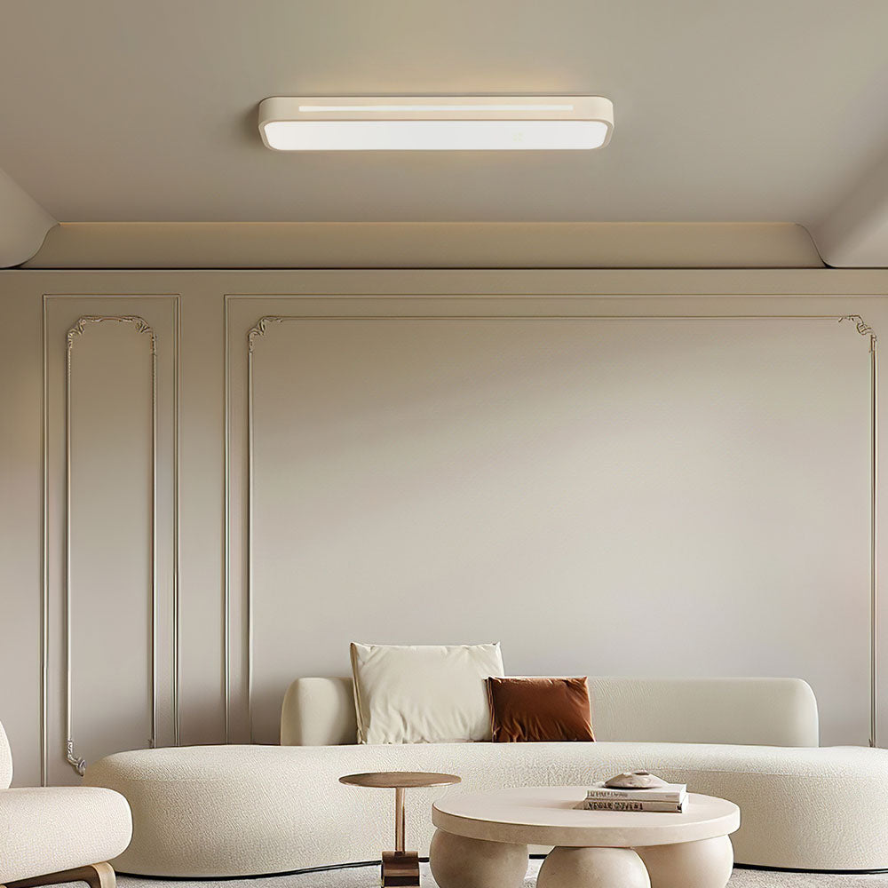 Moderne Nordic Minimalistische Lange LED Dimbare Plafondverlichting