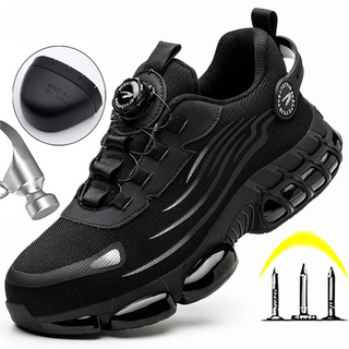Veiligheidsschoenen Stalen Neus 200J Zwart Comfort Maat 42 Zwart