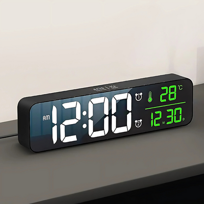 LED digitale wekker Zwart