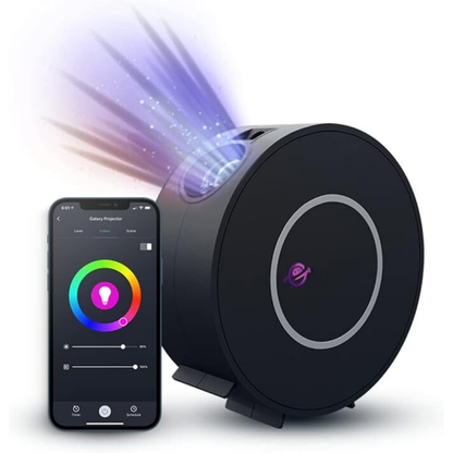 Galaxy Lamp 2.0 met 360° Projectie en Smart App Besturing – Onbeperkte Kleuropties en Fluisterstil Ontwerp