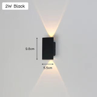 LuxeWall Light - Moderne weersbestendige LED-wandlamp van aluminium voor buiten