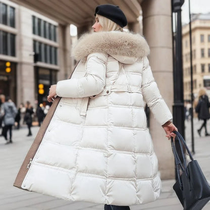 Parka Lang Luxueuze Casual Winterjas Warmte Voor Iedereen