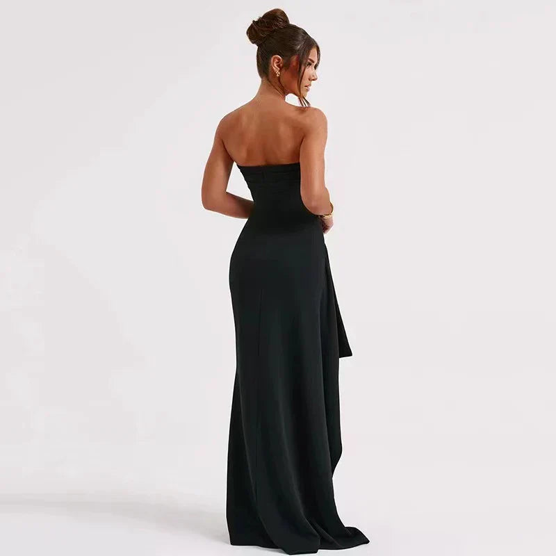 Dames Elegante Strapless Partijkleed Elinor Aansluitend