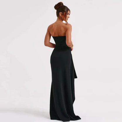 Dames Elegante Strapless Partijkleed Elinor Aansluitend