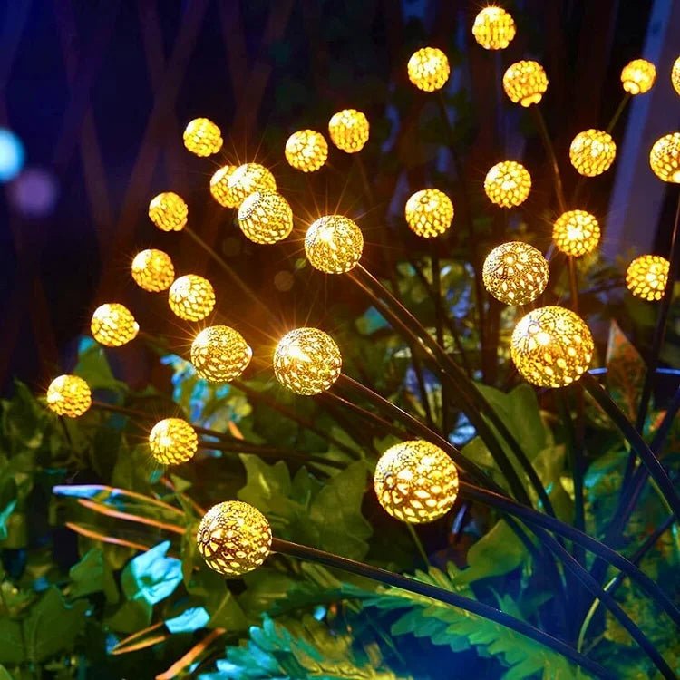 Zonne LED Vlinderlampjes Voor Buitenverlichting 2 Pack Set