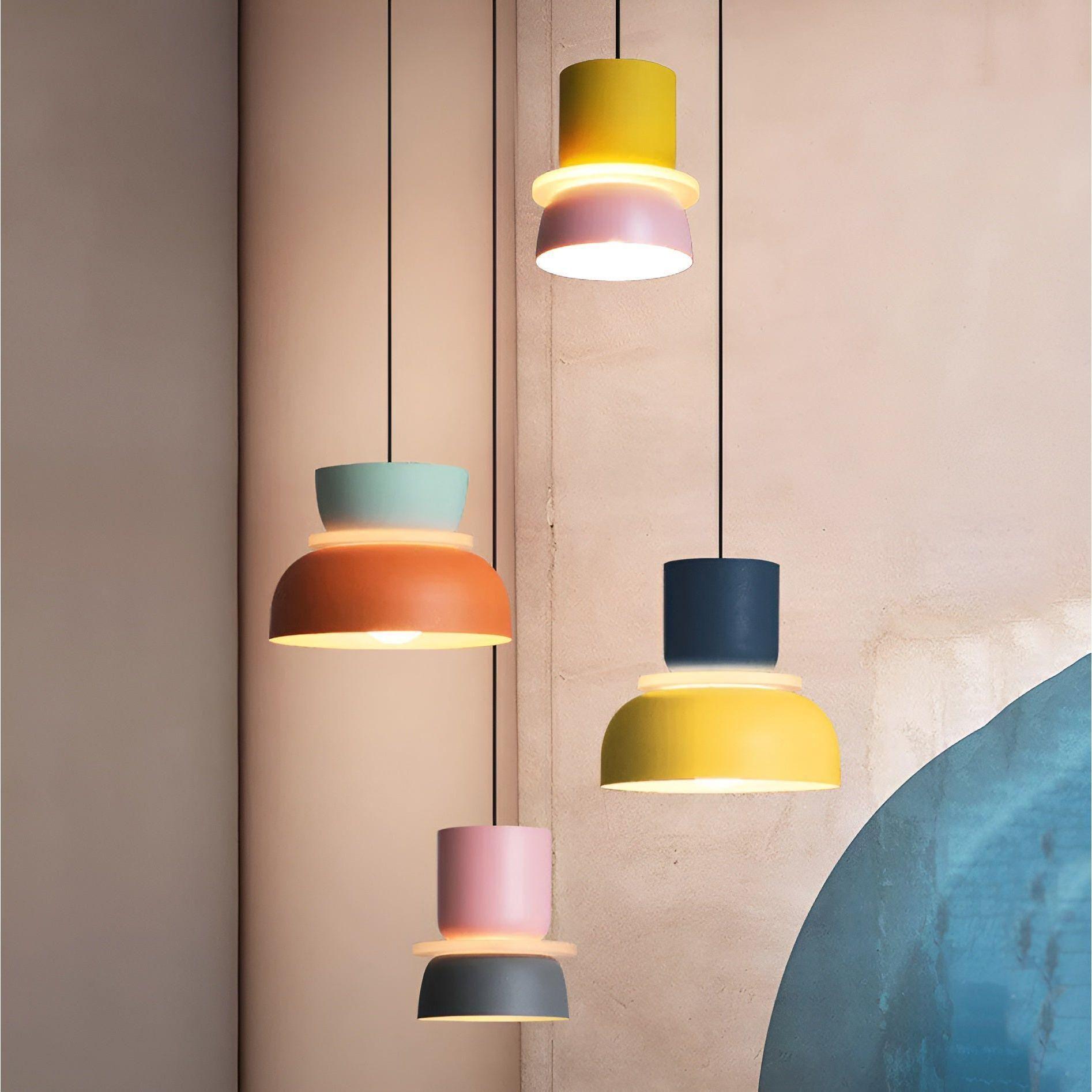 Lampara - Kleurrijke en Elegante Macaron LED Hanglamp