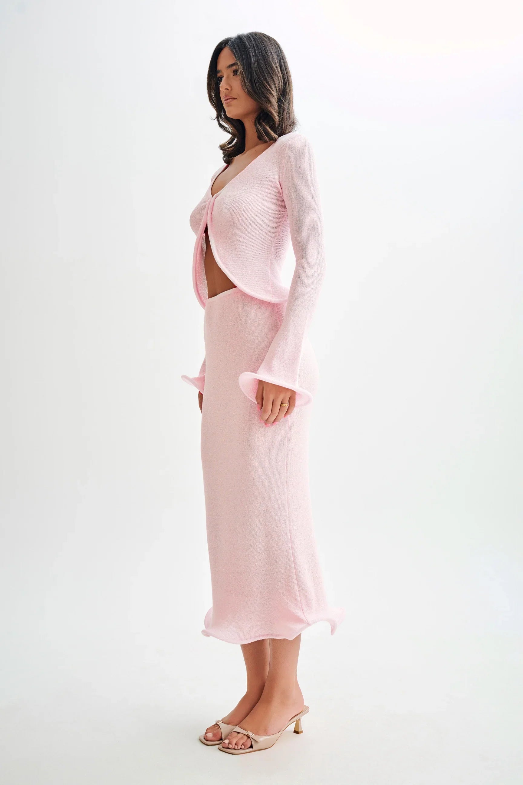 Get On Down Gebreide Top en Rok Set SEREIN