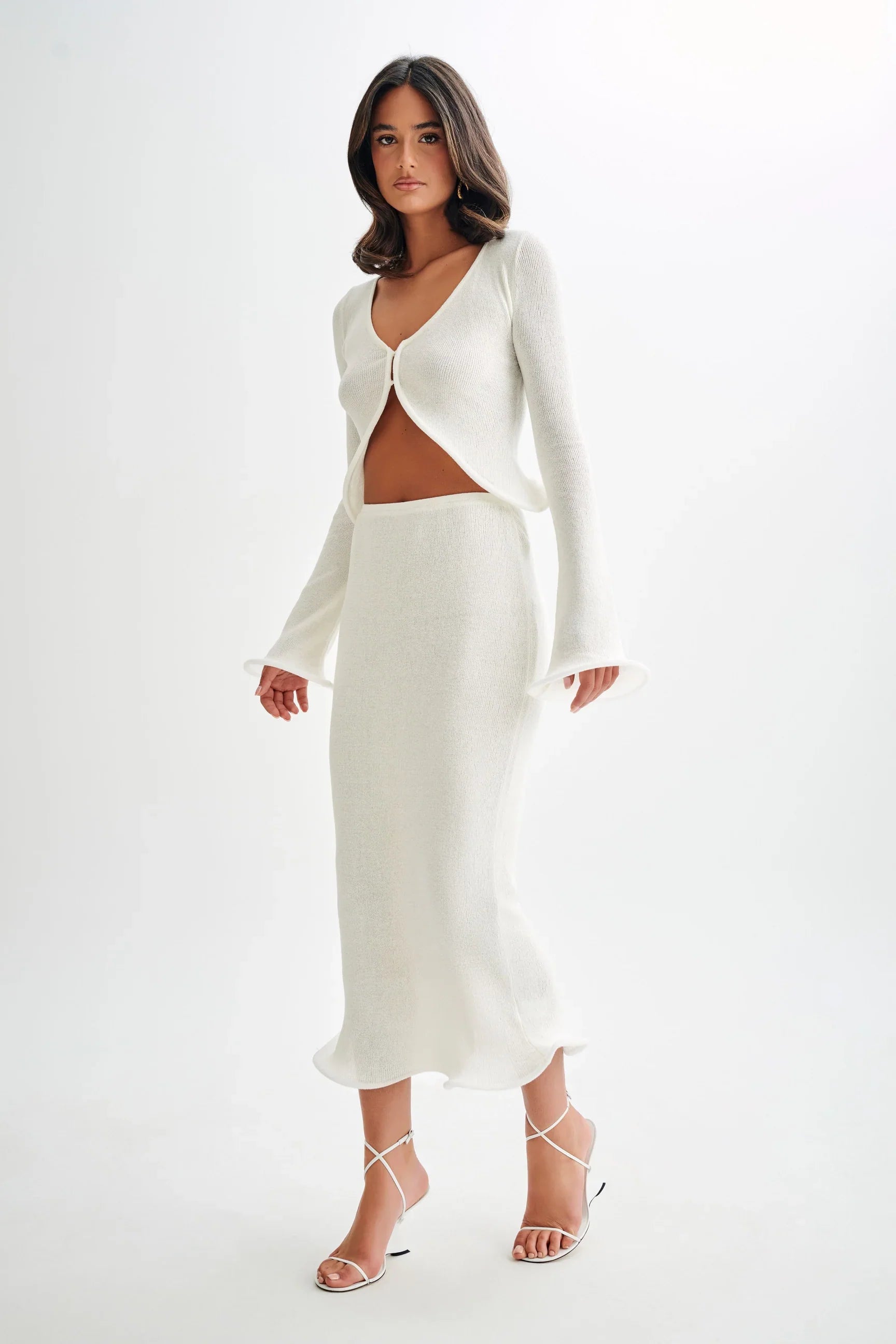 Get On Down Gebreide Top en Rok Set SEREIN