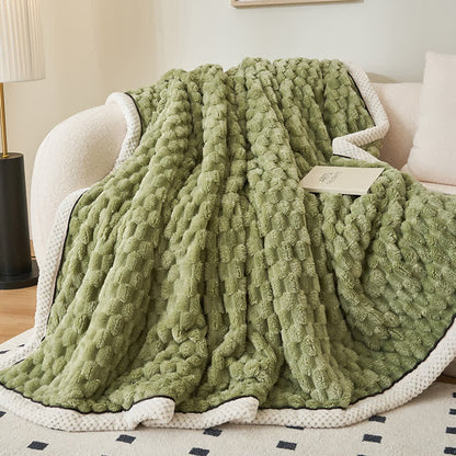 Dikke Koraalfleece Omkeerbare Dekentje Blankets SEREIN