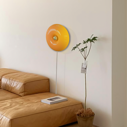 Thom ronde glazen dimbare wandkandelaars