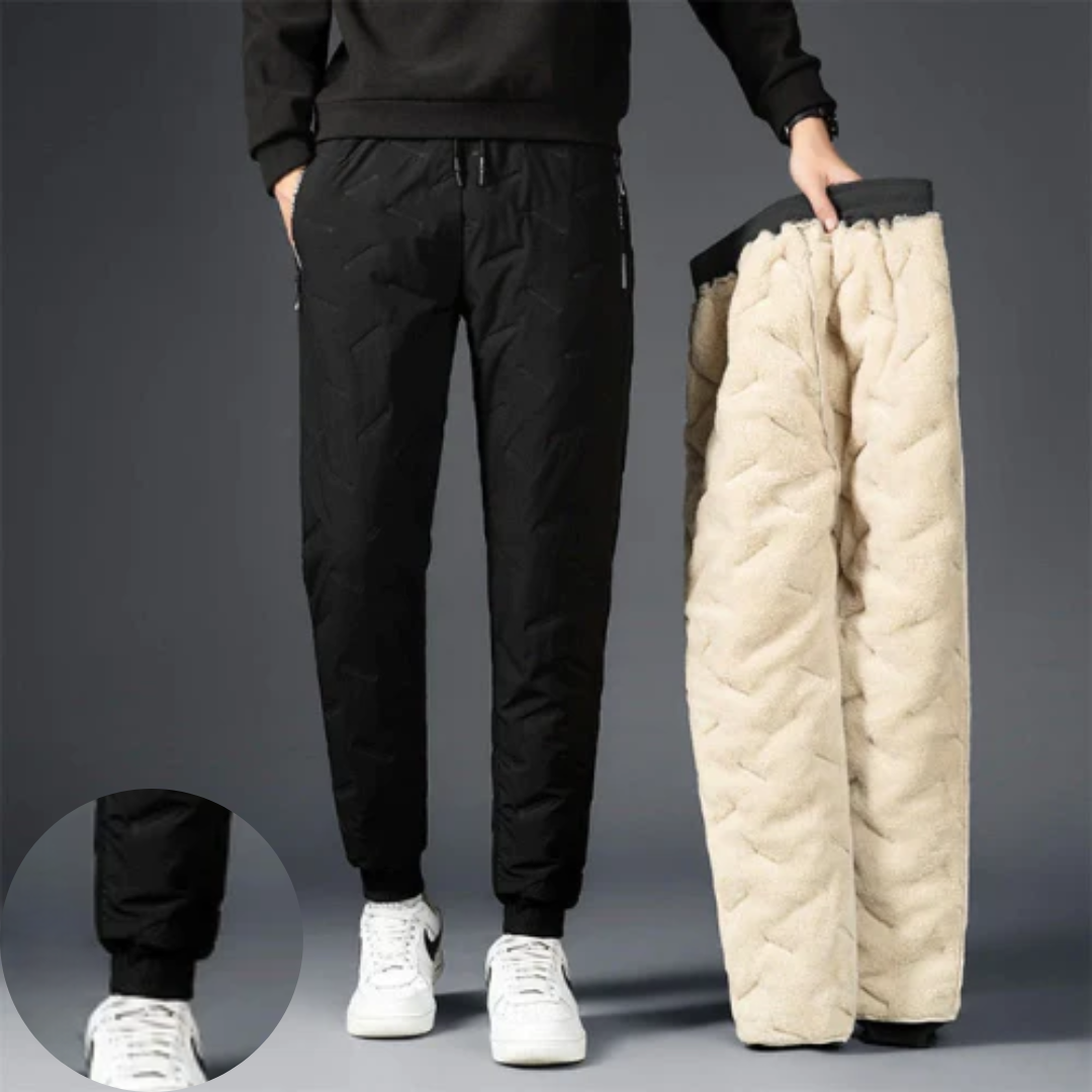 Waterdichte Thermobroek Unisex Zwart - ronde pijpen
