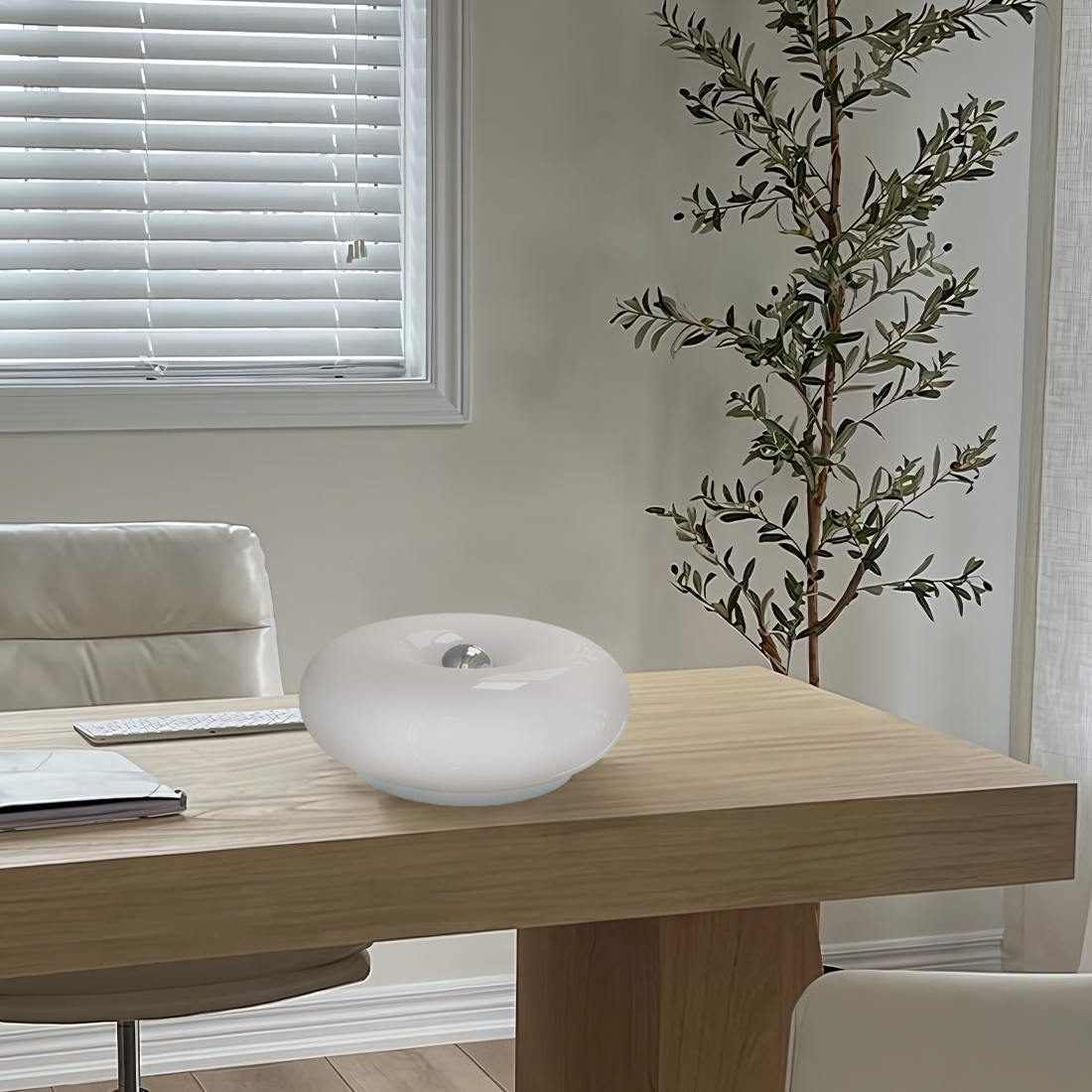 Thom ronde glazen dimbare wandkandelaars