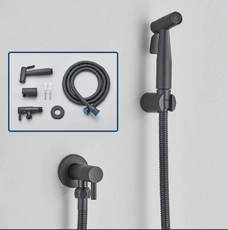 Premium WC Bidet Sprayer Voor Verbeterde Badkamer Hygiëne Zwart