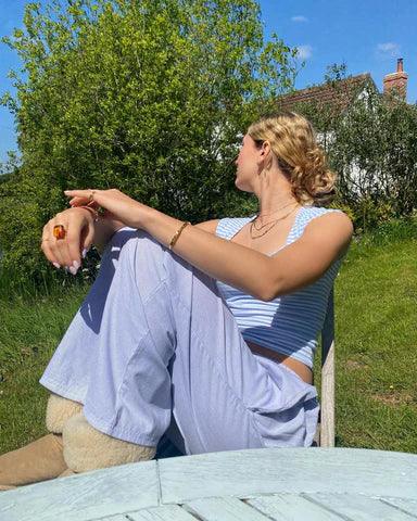 Joggingsbroek Relaxte Pasvorm Elastische Taille Zacht Dames