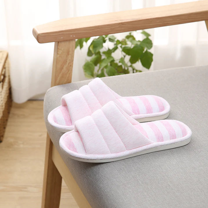Pantoffels Dames Huisschoenen Comfortabel Zacht Sloffen Lichtroze