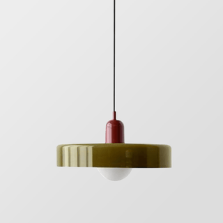 Bauhaus Hanglamp Van Gekleurd Glas Voor Modern Interieur